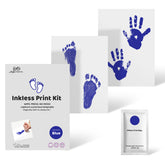 2 Pack Inkless Baby Hand & Footprint Kit – Blue Print Color | Newborn Keepsake & Baby Shower Gift