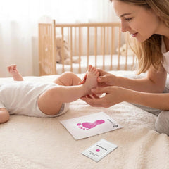 2 Pack Inkless Baby Hand & Footprint Kit – Pink Print Color | Newborn Keepsake & Baby Shower Gift