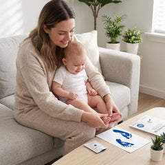 2 Pack Inkless Baby Hand & Footprint Kit – Blue Print Color | Newborn Keepsake & Baby Shower Gift