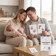 2 Pack Inkless Baby Hand & Footprint Kit – Bronze Print Color | Newborn Keepsake & Baby Shower Gift