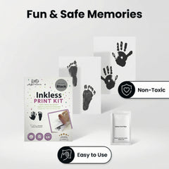 Inkless Baby Hand & Footprint Kit | Newborn Keepsake & Baby Shower Gift (2 Pack)