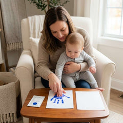 2 Pack Inkless Baby Hand & Footprint Kit – Blue Print Color | Newborn Keepsake & Baby Shower Gift