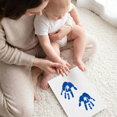 2 Pack Inkless Baby Hand & Footprint Kit – Blue Print Color | Newborn Keepsake & Baby Shower Gift