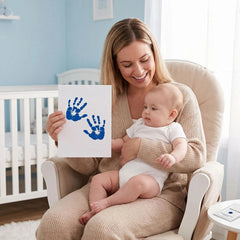 2 Pack Inkless Baby Hand & Footprint Kit – Blue Print Color | Newborn Keepsake & Baby Shower Gift