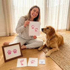 2 Pack Inkless Baby Hand & Footprint Kit – Pink Print Color | Newborn Keepsake & Baby Shower Gift
