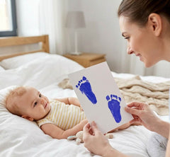 2 Pack Inkless Baby Hand & Footprint Kit – Blue Print Color | Newborn Keepsake & Baby Shower Gift