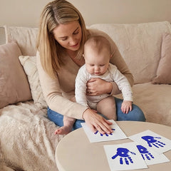 2 Pack Inkless Baby Hand & Footprint Kit – Blue Print Color | Newborn Keepsake & Baby Shower Gift