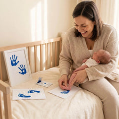 2 Pack Inkless Baby Hand & Footprint Kit – Blue Print Color | Newborn Keepsake & Baby Shower Gift