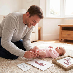 2 Pack Inkless Baby Hand & Footprint Kit – Bronze Print Color | Newborn Keepsake & Baby Shower Gift