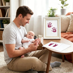 2 Pack Inkless Baby Hand & Footprint Kit – Bronze Print Color | Newborn Keepsake & Baby Shower Gift