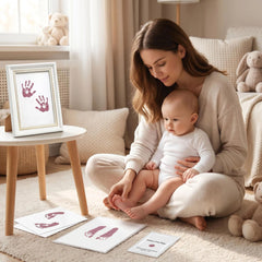 2 Pack Inkless Baby Hand & Footprint Kit – Bronze Print Color | Newborn Keepsake & Baby Shower Gift