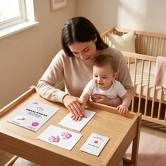 2 Pack Inkless Baby Hand & Footprint Kit – Pink Print Color | Newborn Keepsake & Baby Shower Gift
