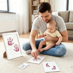 2 Pack Inkless Baby Hand & Footprint Kit – Bronze Print Color | Newborn Keepsake & Baby Shower Gift