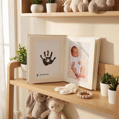 Little Lullaby Inkless Milestone Cards – 15 Pack Baby Hand & Footprint Kit