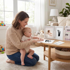 3 Pack Inkless Baby Hand & Footprint Kit with Display Frame | Newborn Keepsake & Baby Shower Gift