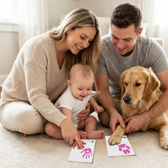 2 Pack Inkless Baby Hand & Footprint Kit – Pink Print Color | Newborn Keepsake & Baby Shower Gift