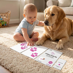 2 Pack Inkless Baby Hand & Footprint Kit – Pink Print Color | Newborn Keepsake & Baby Shower Gift